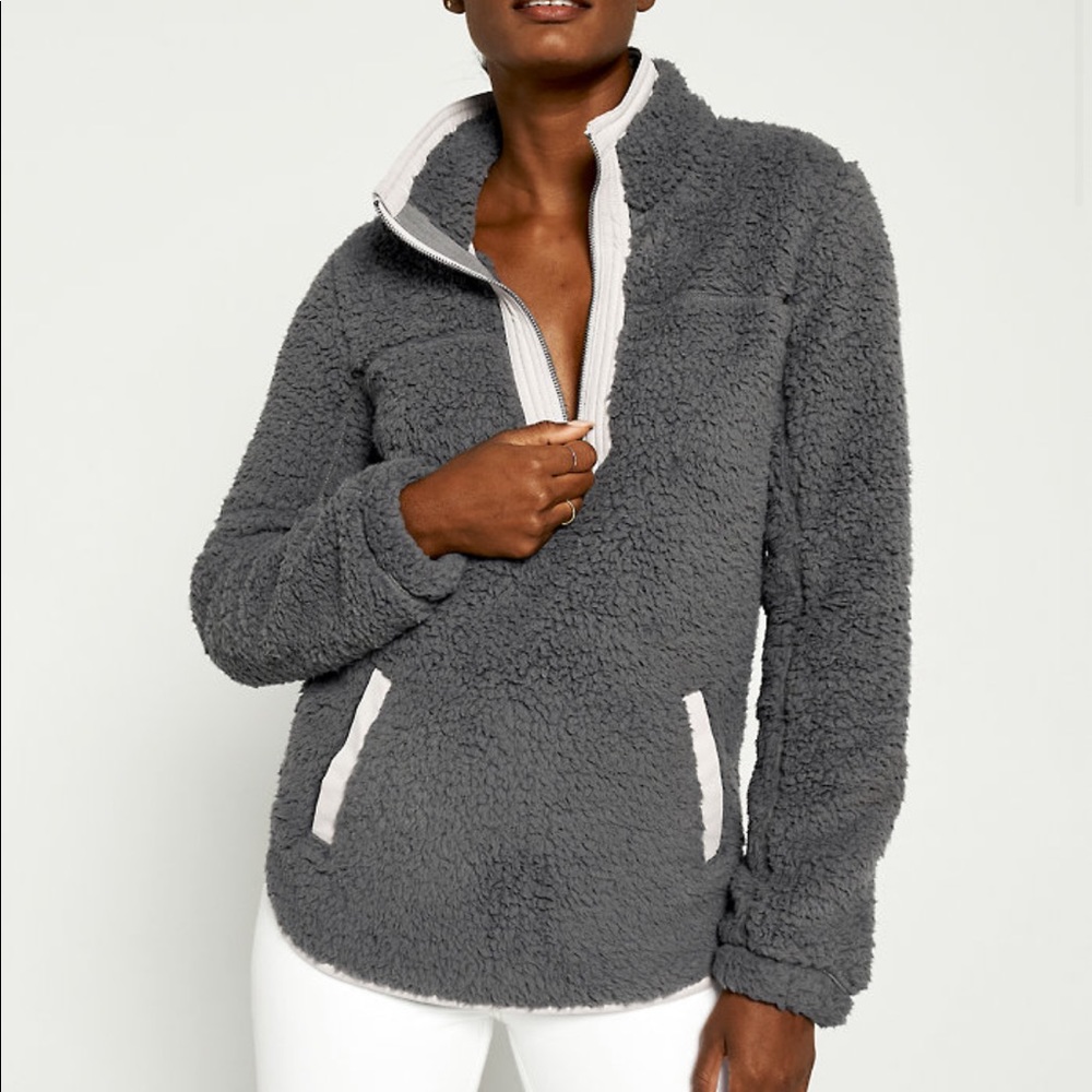 NWOT abercrombie Sherpa fleece